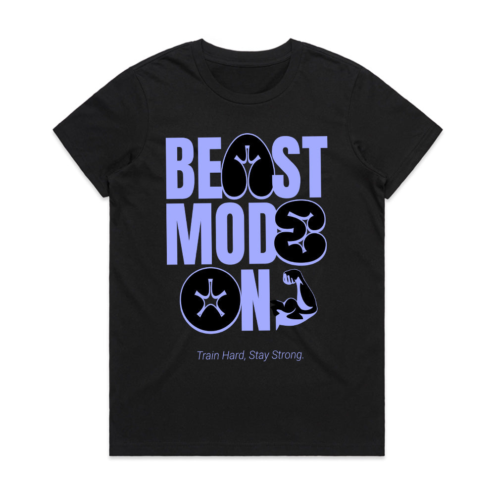 "Beast Mode On" Gym T-Shirt – Train Hard, Stay Strong