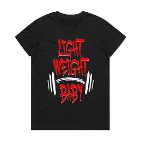"Light Weight Baby" Motivational Gym T-Shirt – Power Through Every Rep