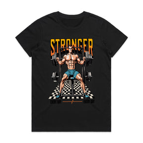 "Stronger Every Day" Gym T-Shirt – Hardcore Fitness & Bodybuilding Motivational Tee