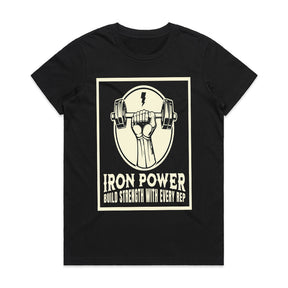 "Iron Power" Strength Training Gym T-Shirt – Build Strength with Every Rep
