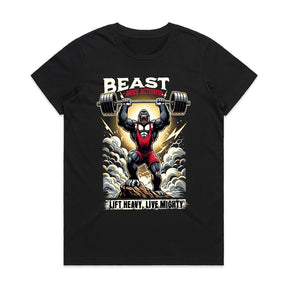 "Beast Mode Activated" Gorilla Powerlifting Gym T-Shirt – Lift Heavy, Live Mighty