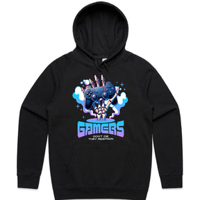 "Gamers Don’t Die, They Respawn – Skeleton Hand Gaming T-Shirt"