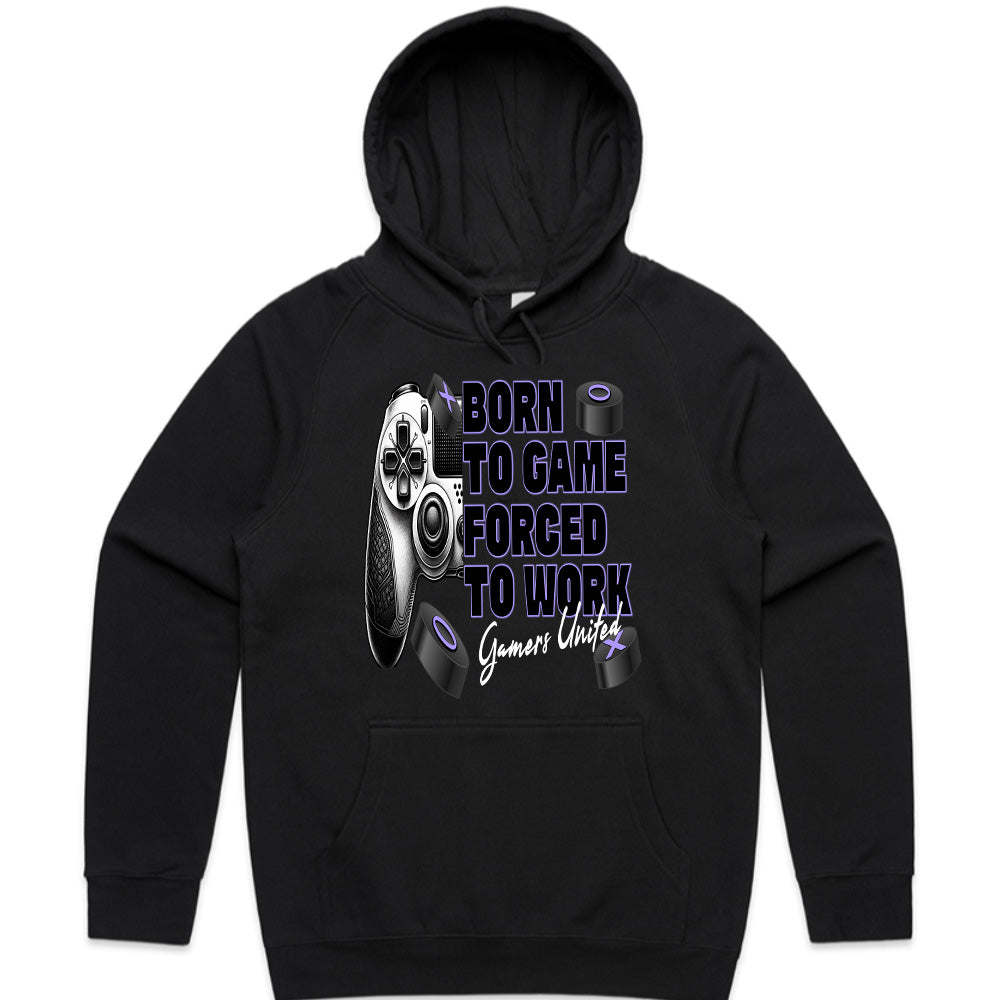 "Born to Game, Forced to Work – Gamer Lifestyle T-Shirt"