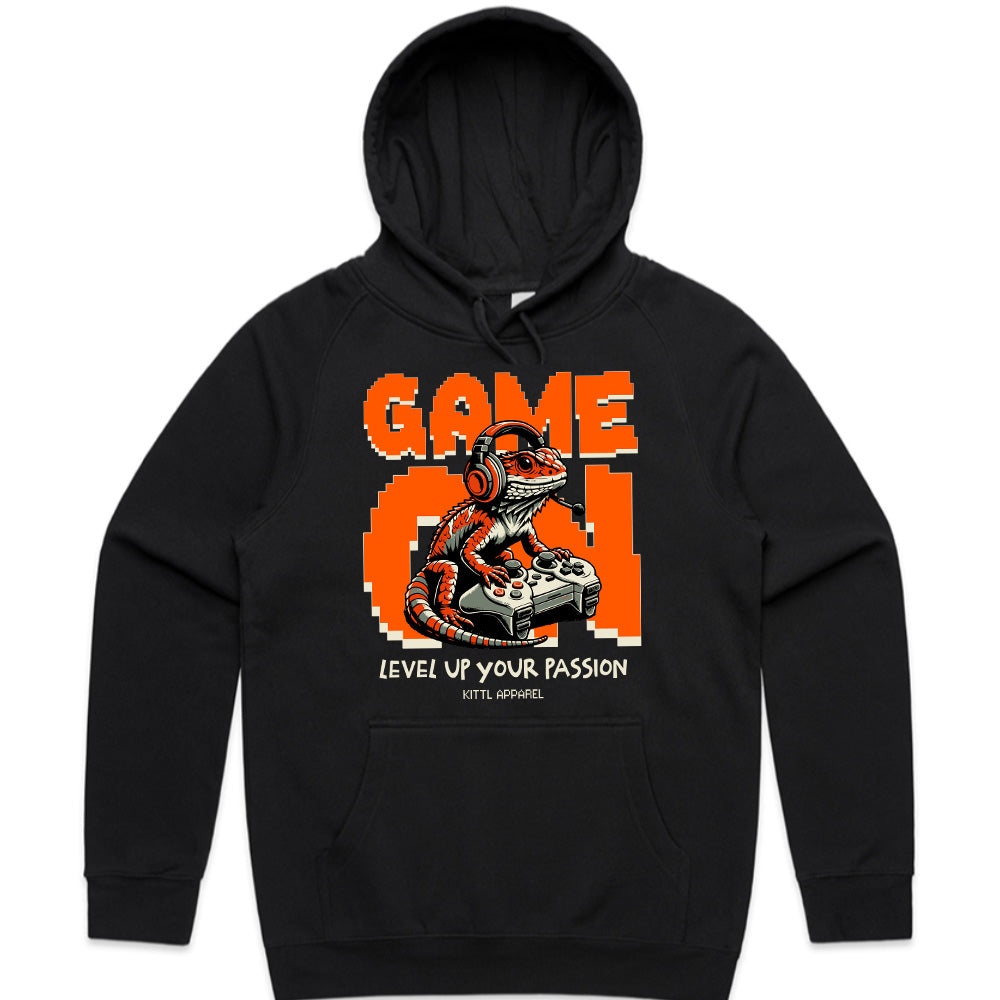 "Game On" Bearded Dragon Gamer T-Shirt - Level Up Your Passion