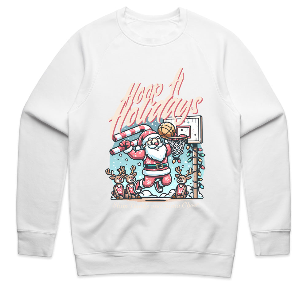 Hoop A Holidays Basketball Santa Tee – Fun Christmas Sports Shirt