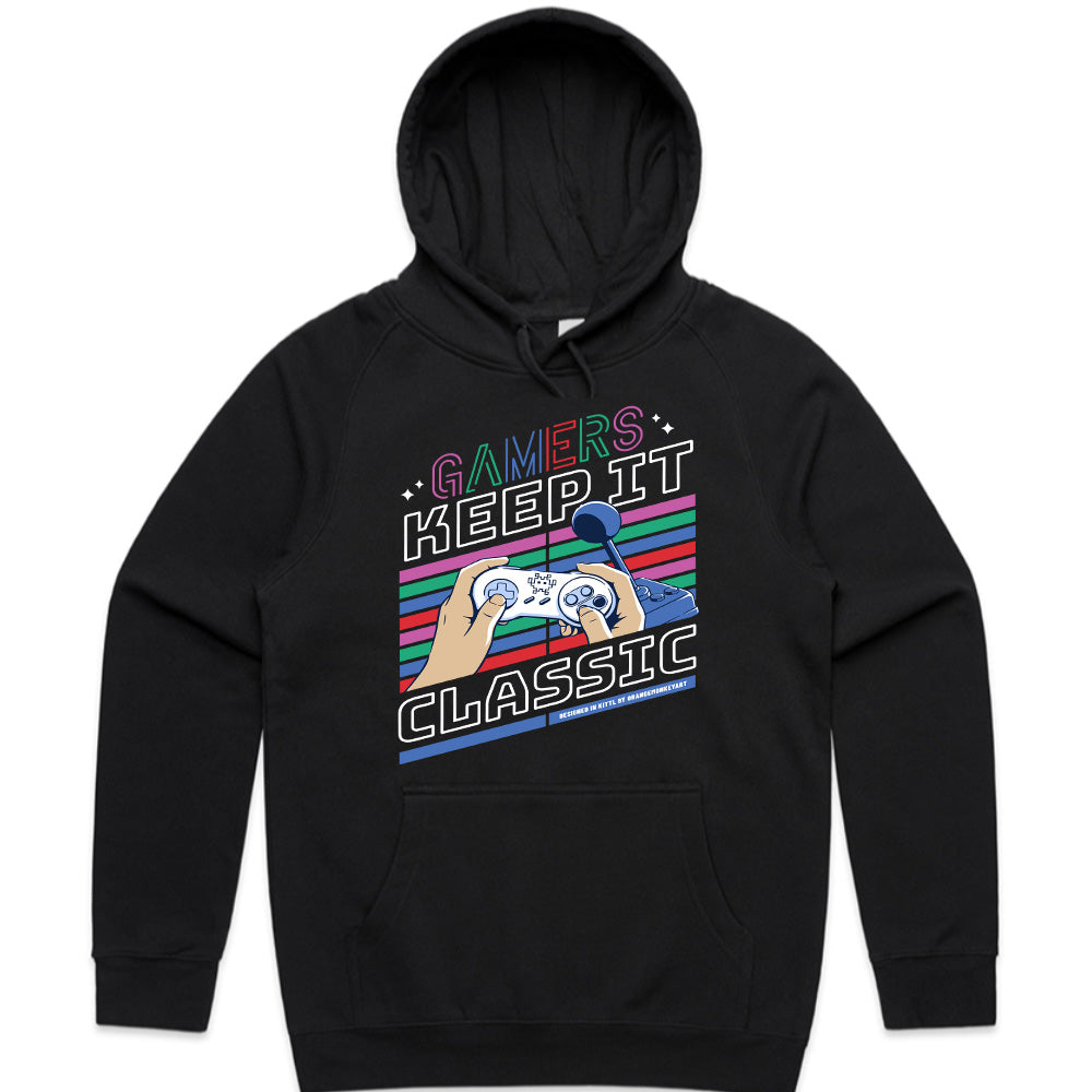 "Gamers Keep It Classic" Retro Gaming T-Shirt