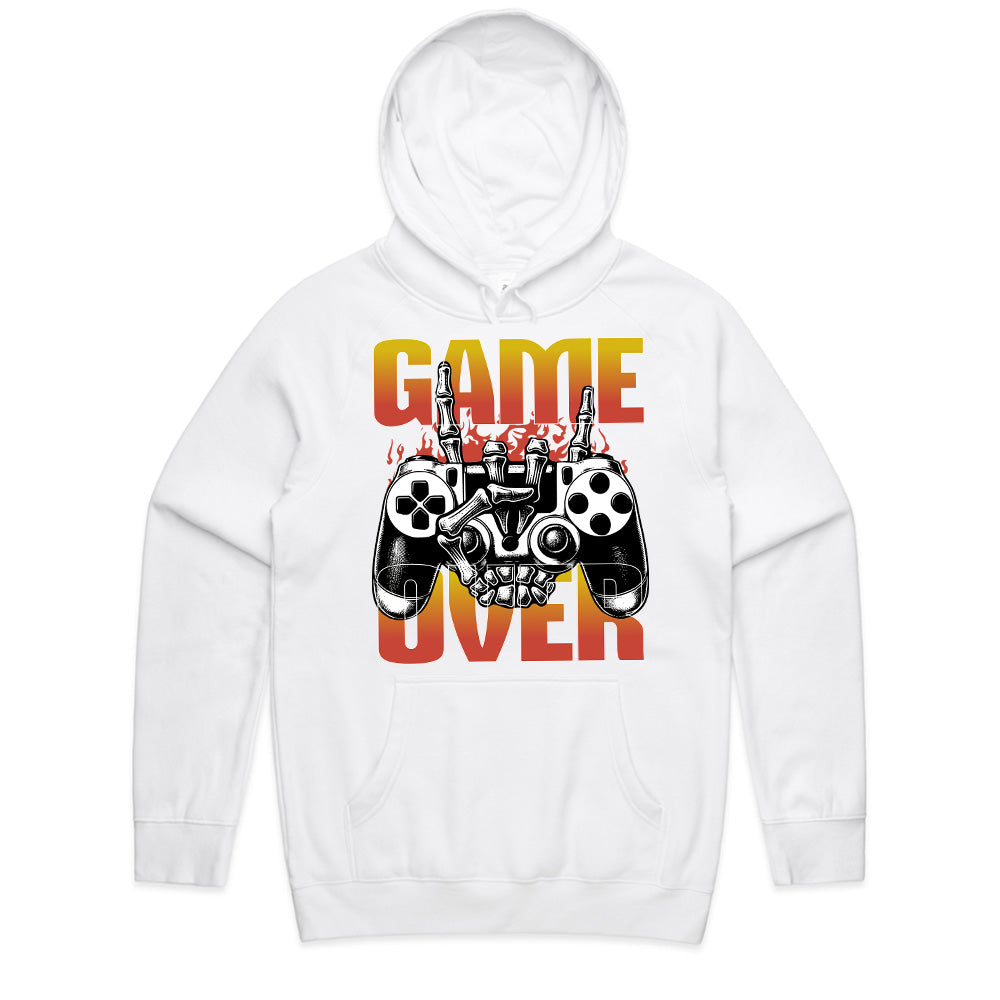 "Game Over" Skull Gamer T-Shirt - Hardcore Gaming Controller Design