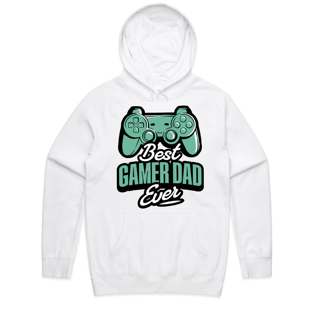 "Best Gamer Dad Ever – Cool Gaming Controller Graphic T-Shirt"
