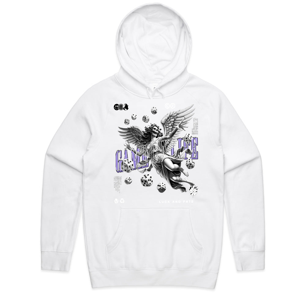 "Game of Life – Gothic Angel & Dice Fate T-Shirt"