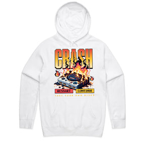 "CRASH – Retro Gaming Glitch Pixel Art T-Shirt"