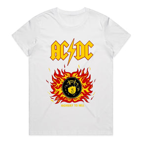 AC/DC "Highway to Hell" Fiery Tribute Graphic T-Shirt