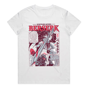 Berserk Kentaro Miura Tribute T-Shirt – Guts & The Dragonslayer Dark Fantasy Graphic Tee