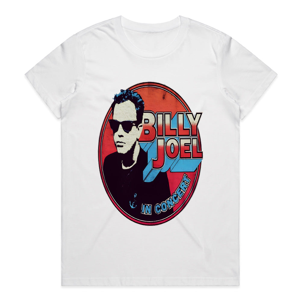 Billy Joel "In Concert" Retro 80s Style T-Shirt – Vintage Rock Tour Tee
