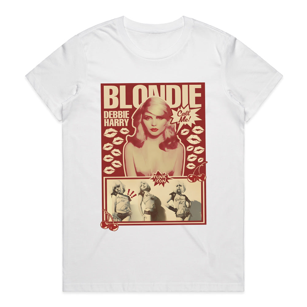 Blondie "Call Me" Retro Pop Art T-Shirt – Debbie Harry Punk Icon Tee