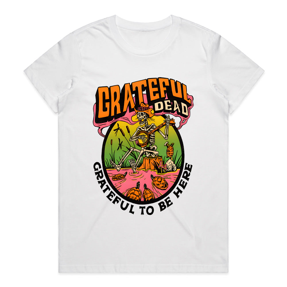 Grateful Dead Swamp Skeleton T-Shirt – Retro Psychedelic Jam Band Tee