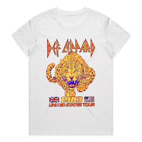 Def Leppard 1983 U.S. Tour T-Shirt – Retro Rock Concert Tee