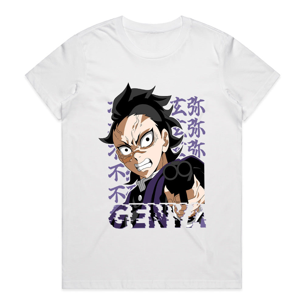 Genya Shinazugawa T-Shirt – Demon Slayer Fierce Warrior