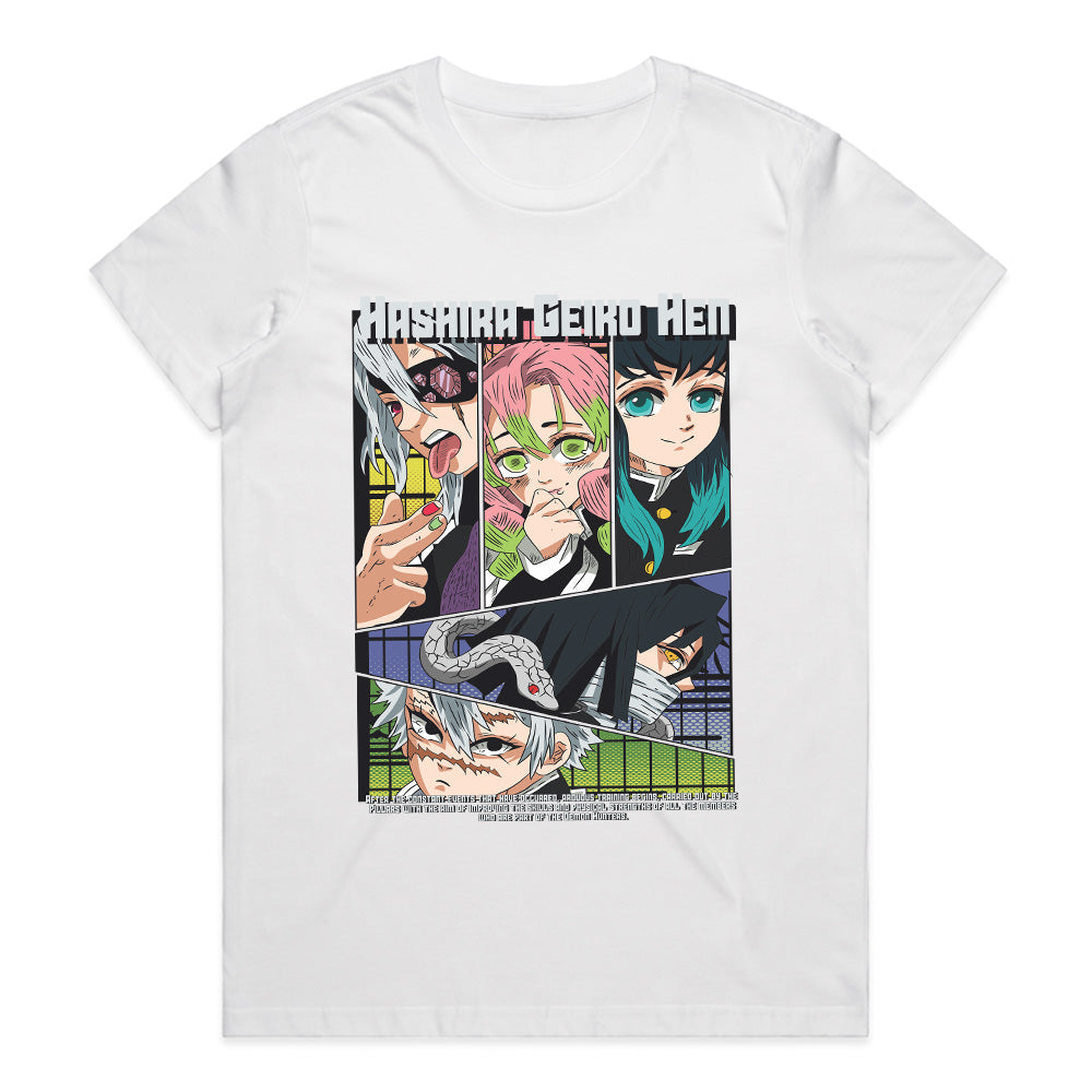 Demon Slayer: Hashira Training Arc T-Shirt – Elite Hashira Anime Graphic Tee