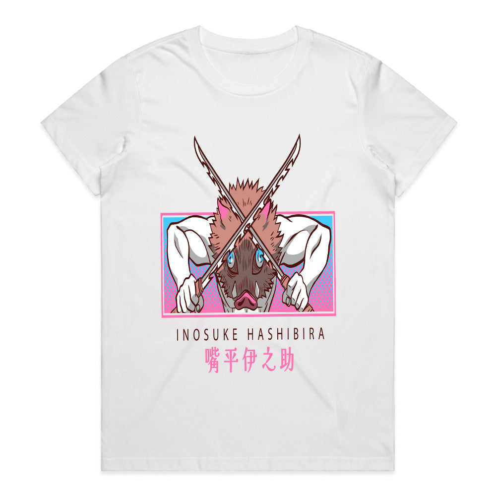 Inosuke Hashibira Samurai Spirit T-Shirt – Demon Slayer Inspired