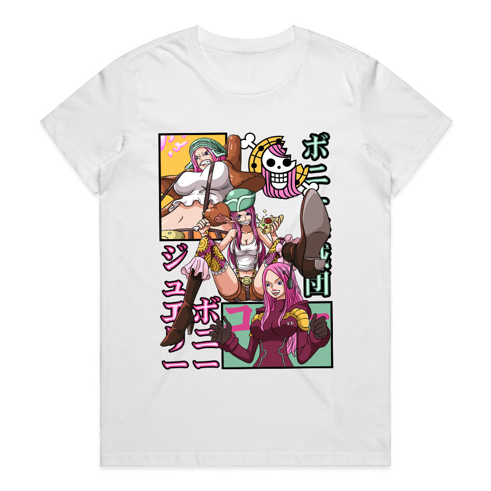 Jewelry Bonney & Crew – One Piece Pirate Queen T-Shirt