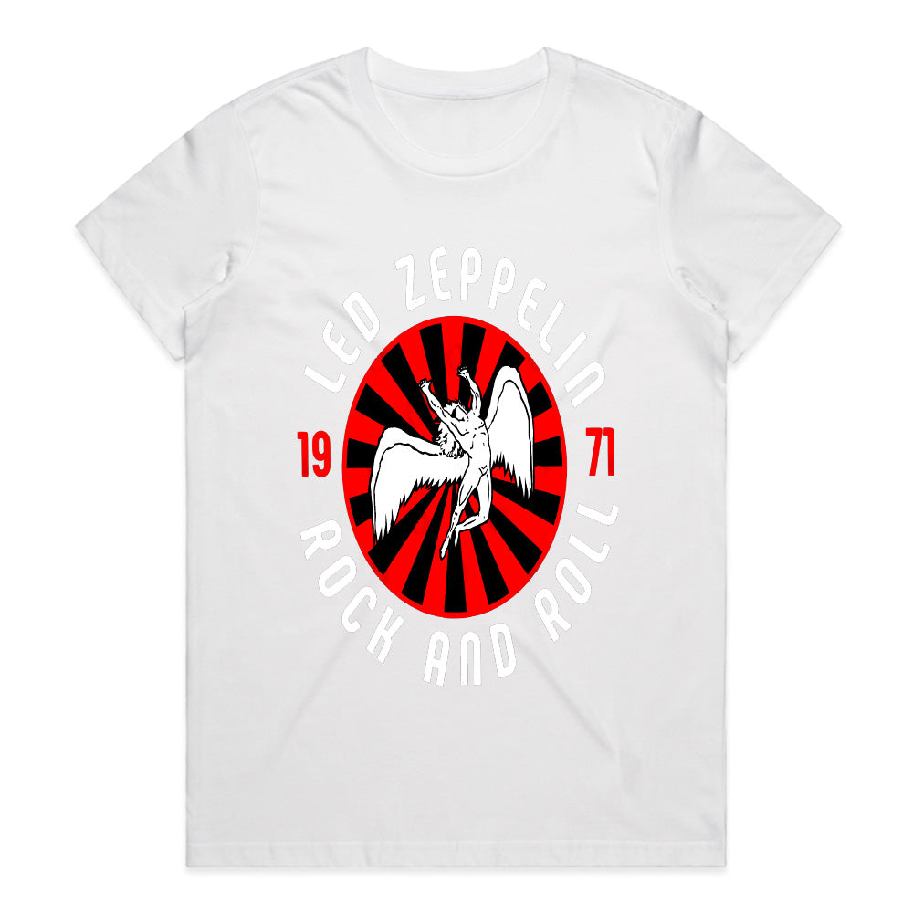 Led Zeppelin 1971 Rock & Roll T-Shirt – Iconic Swan Song Icarus Design