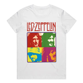 Led Zeppelin Pop Art Portrait T-Shirt