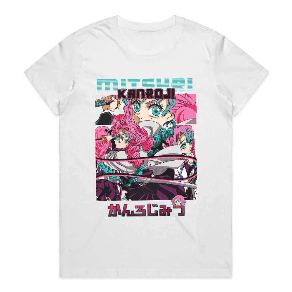 Mitsuri Kanroji "Love Hashira Warrior" T-Shirt – Dynamic Demon Slayer Streetwear