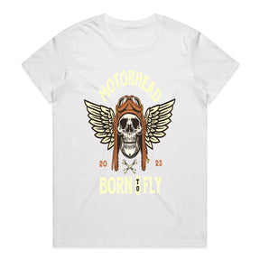 Motorhead – Born to Fly Vintage Aviator Skull T-Shirt