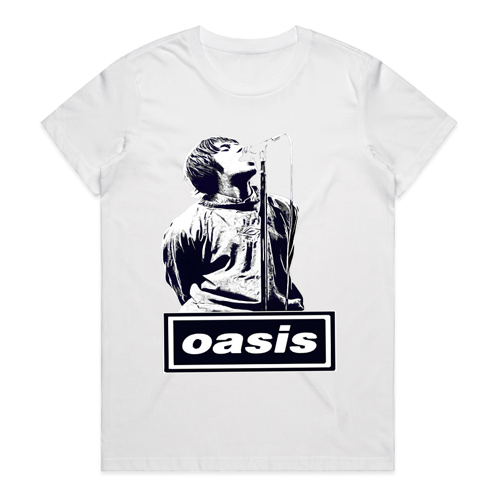 Oasis Liam Gallagher Live Performance T-Shirt