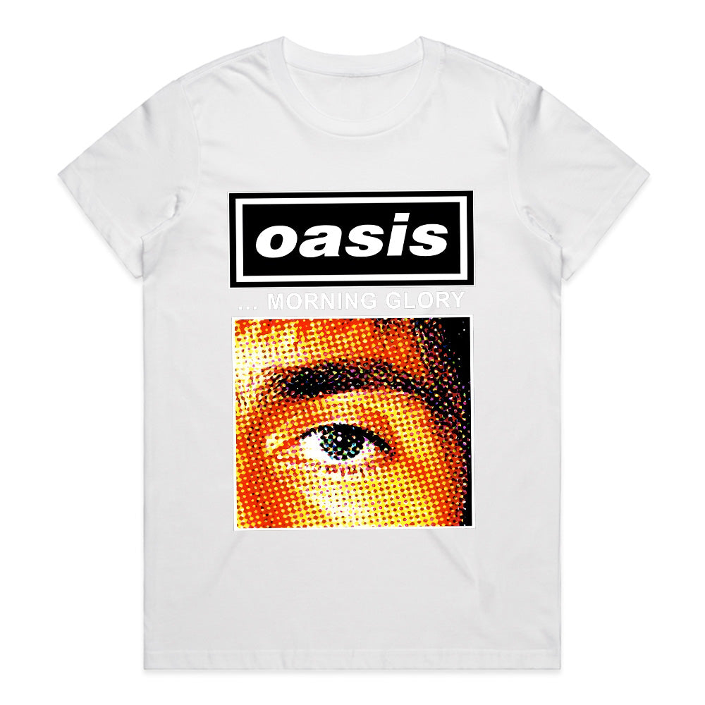 Oasis "Morning Glory" Pop Art T-Shirt – Britpop Classic Tribute