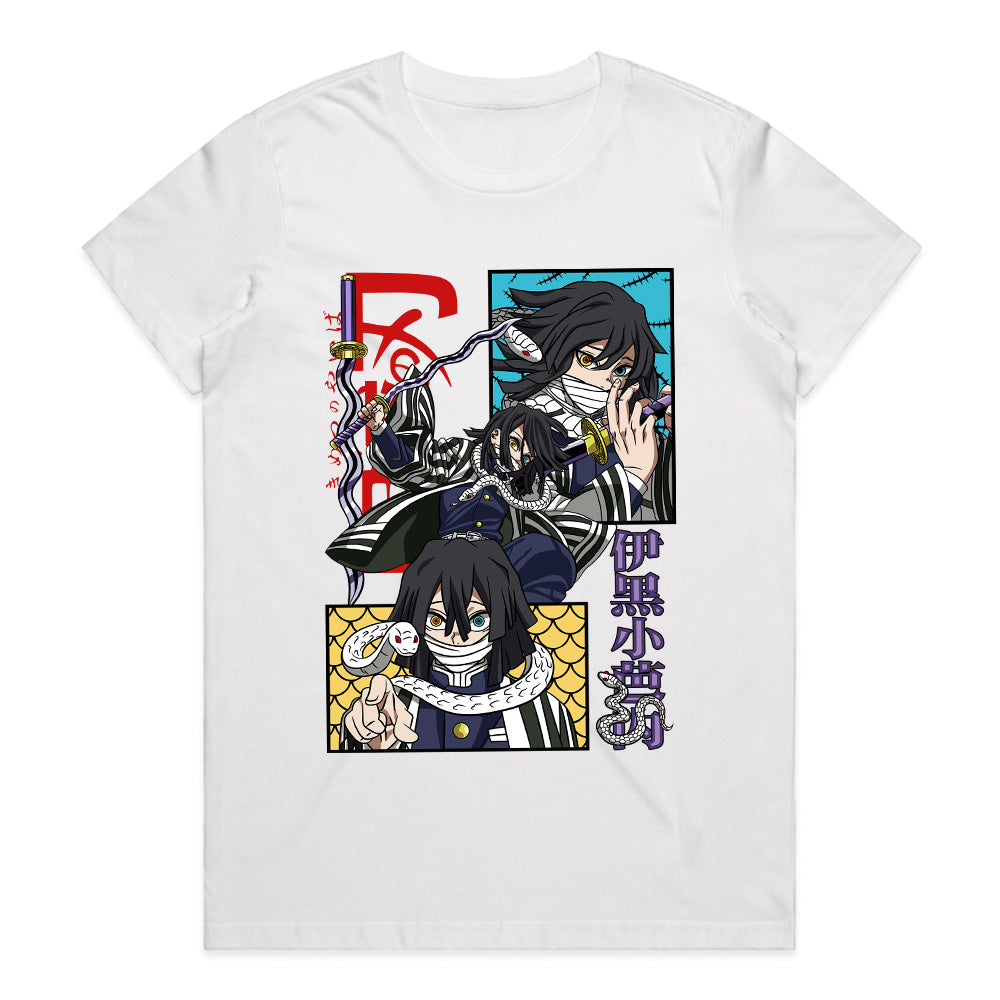Demon Slayer Obanai Iguro T-Shirt – Serpent Hashira Warrior