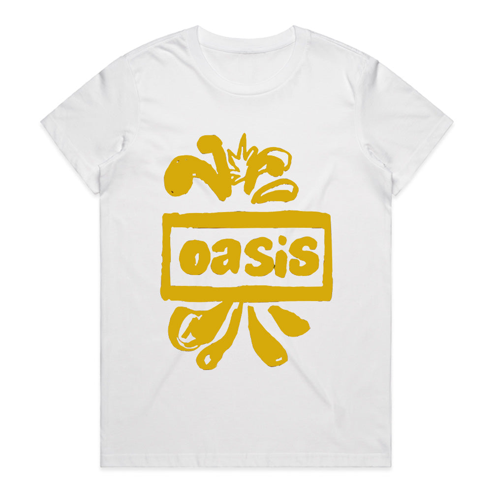 Oasis Vintage Logo T-Shirt – Classic Britpop Tribute