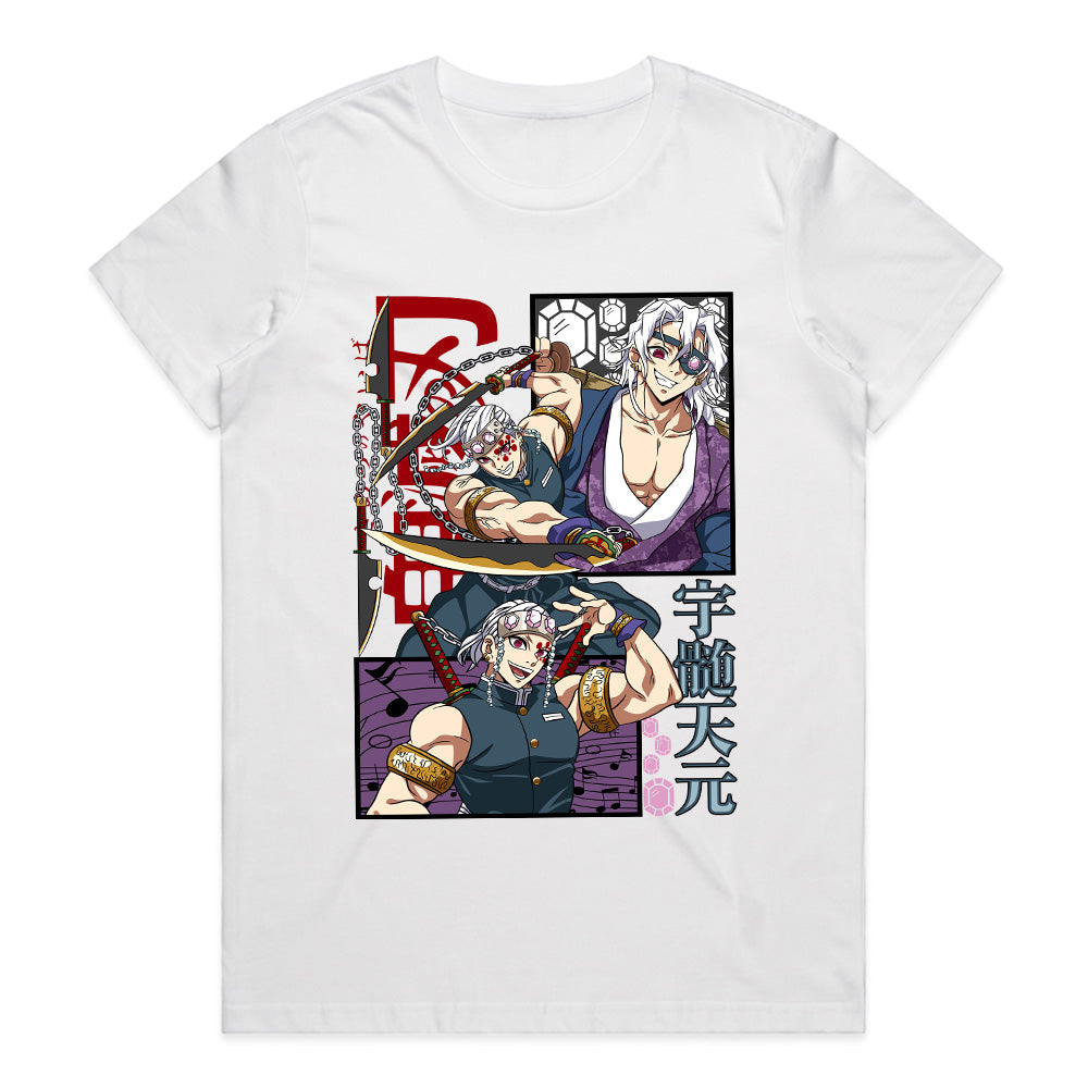 Tengen Uzui "Sound Hashira" T-Shirt – Demon Slayer Anime Aesthetic Tee