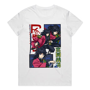 Demon Slayer Giyu Tomioka T-Shirt – Water Hashira Battle Stance