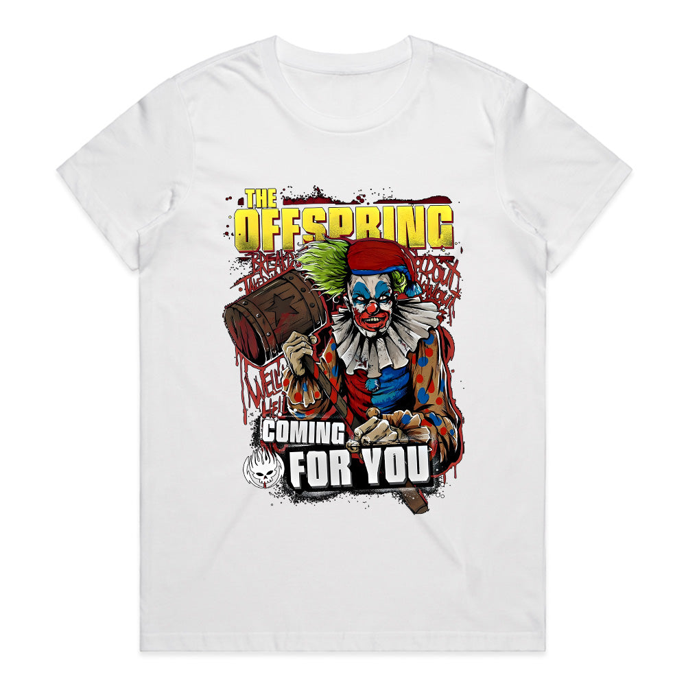 The Offspring "Coming for You" Creepy Clown Punk Rock T-Shirt