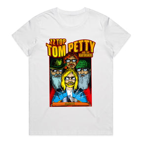 ZZ Top & Tom Petty and the Heartbreakers Retro Rock Tour T-Shirt