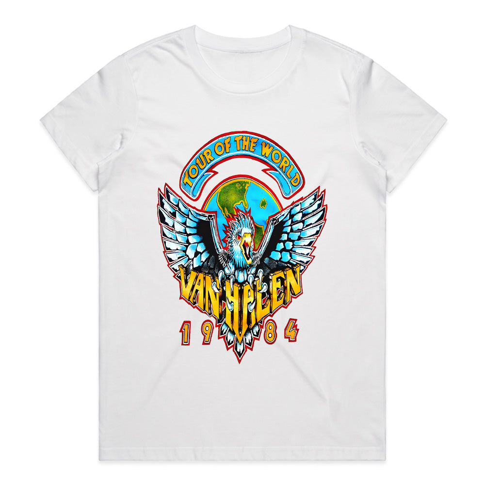 Van Halen "Tour of the World 1984" Vintage Rock T-Shirt
