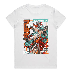 Yamato One Piece Waifu T-Shirt – Bold Samurai Warrior Anime Design
