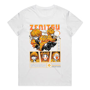 Zenitsu Agatsuma Thunder Breathing T-Shirt – Electrifying Anime Manga Design