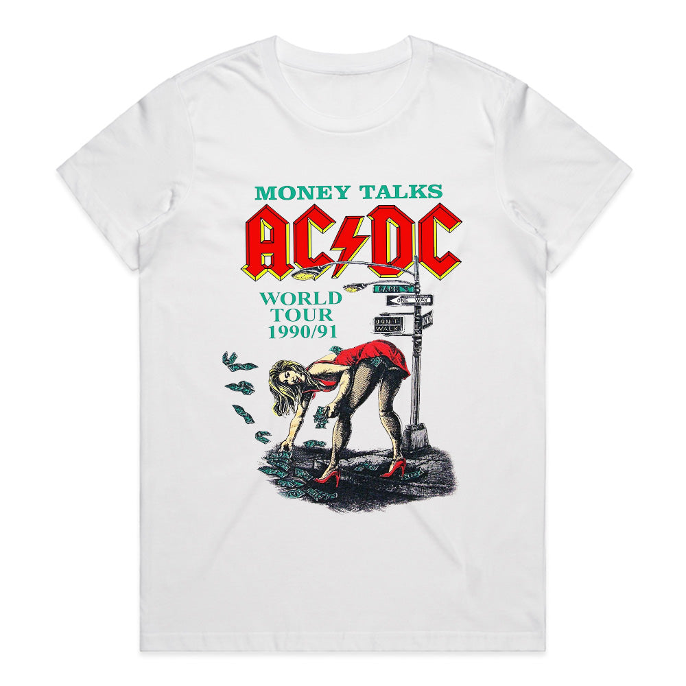 AC/DC "Money Talks" 1990/91 World Tour Vintage Graphic T-Shirt