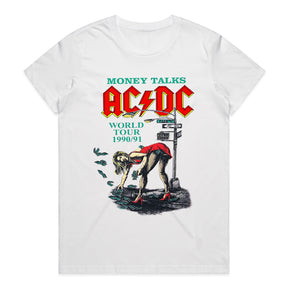 AC/DC "Money Talks" 1990/91 World Tour Vintage Graphic T-Shirt