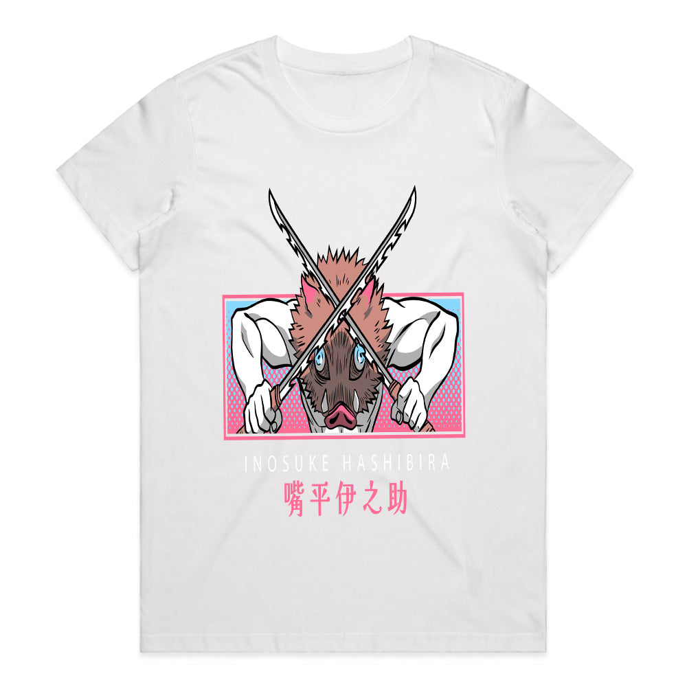 Demon Slayer Inosuke Hashibira T-Shirt – Bold Samurai Beast Breathing Anime Tee