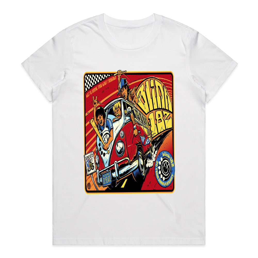 Blink-182 Road Trip T-Shirt – Retro Punk Rock Tour Tee