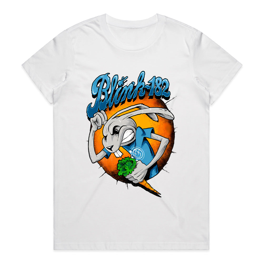 Blink-182 Rebel Rabbit T-Shirt – Bold Cartoon Punk Design