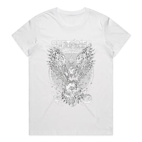 Deftones Mystical Owl & Skull T-Shirt – Dark Metal Aesthetic Tee