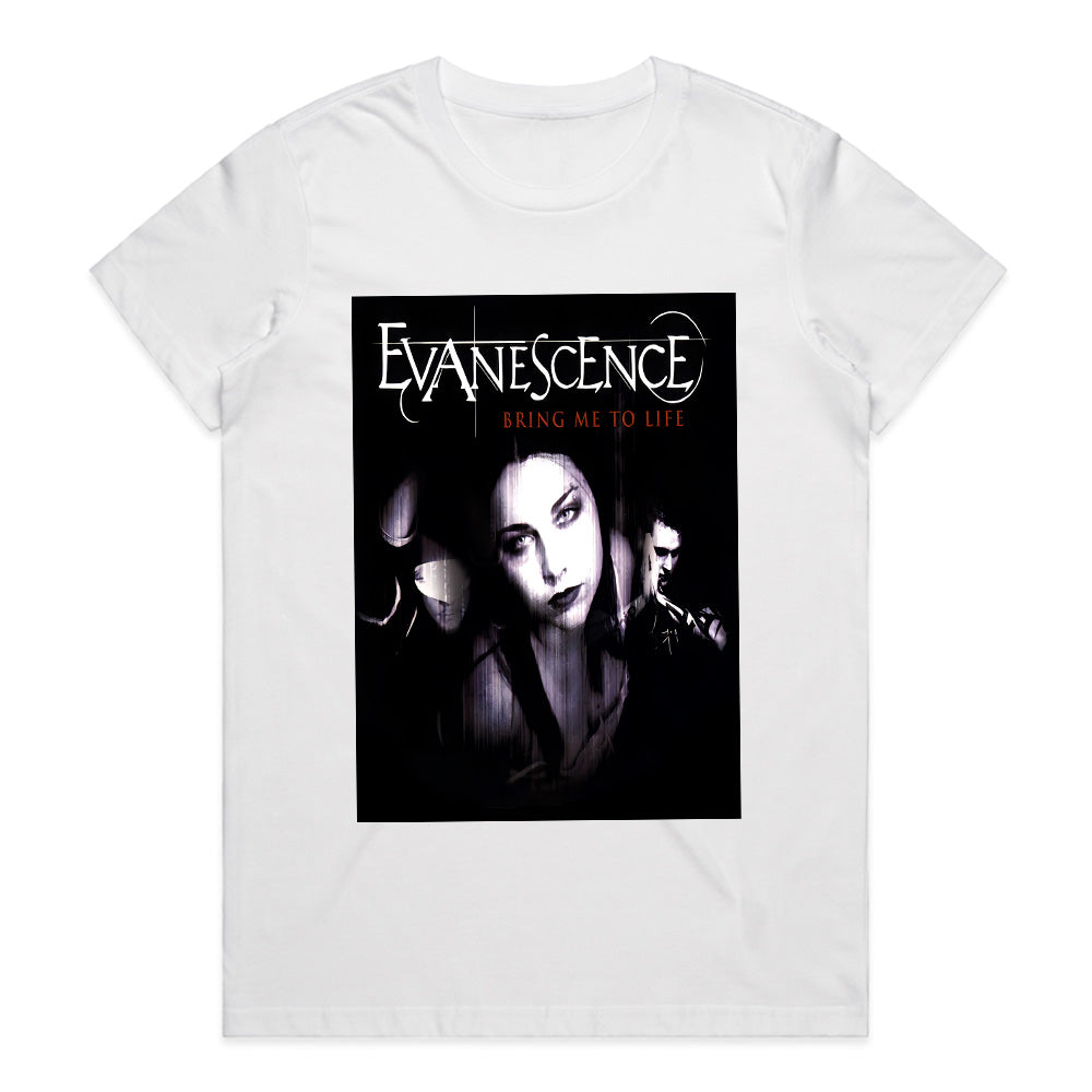 Evanescence "Bring Me to Life" Gothic Rock T-Shirt – Iconic Alternative Band Tee