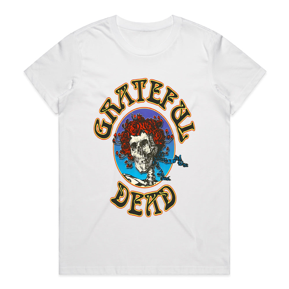 Grateful Dead "Skull & Roses" Classic Vintage Rock T-Shirt