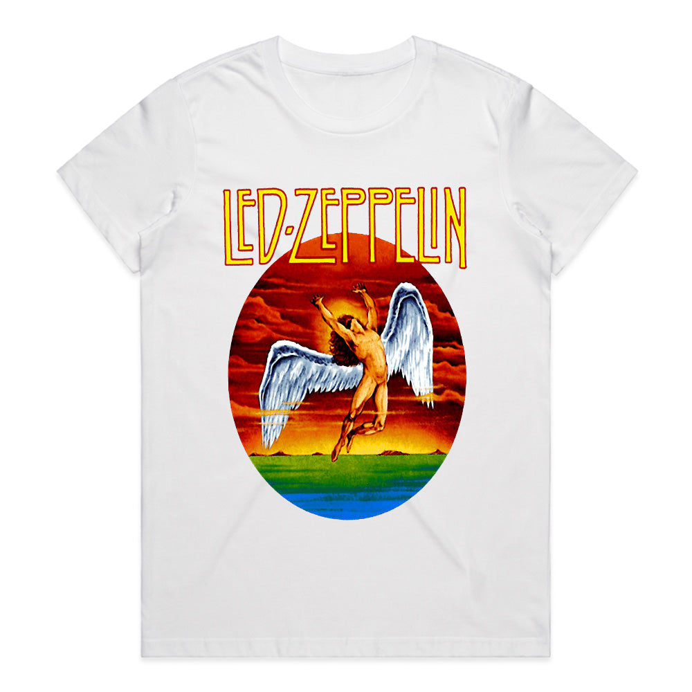 Led Zeppelin Swan Song T-Shirt – Classic Rock Angelic Artwork
