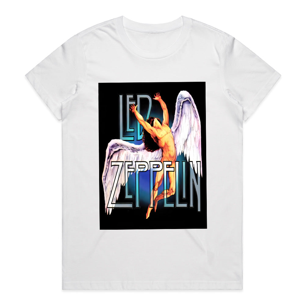 Led Zeppelin "Swan Song" Classic Rock T-Shirt – Iconic Angel Artwork