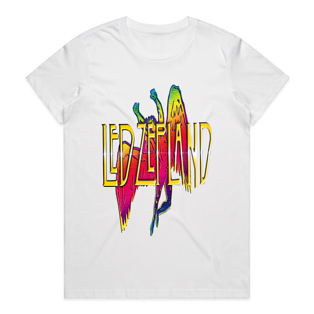 Led Zeppelin Psychedelic Art T-Shirt – Vibrant Retro Rock Design